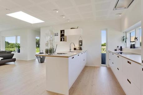 vivienda nueva paises nordicos La nueva construcción en Dinamarca estilo nórdico distribución diafana abierta decoración nórdica decoración interiores casas danesas blog decoración nórdica 