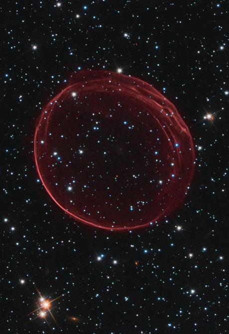 Una delicada esfera de gas