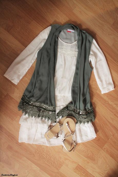 Como combinar chaleco kaki