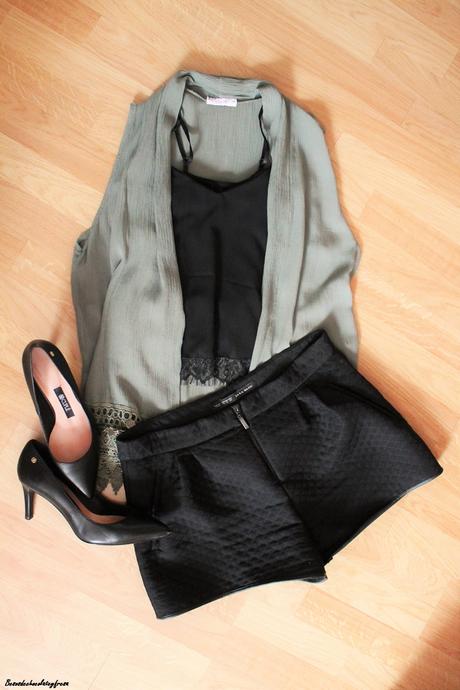 Como combinar chaleco kaki