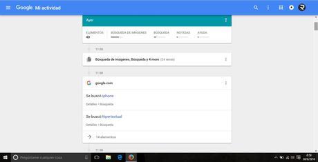 Google te muestra todos los datos que guarda sobre tu actividad en línea