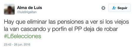 Nueva ola de insultos de la ultraizquierda contra los ancianos por la victoria del PP