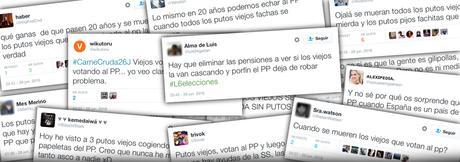 Nueva ola de insultos de la ultraizquierda contra los ancianos por la victoria del PP