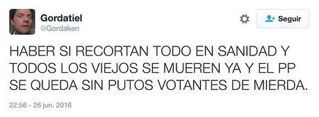 Nueva ola de insultos de la ultraizquierda contra los ancianos por la victoria del PP