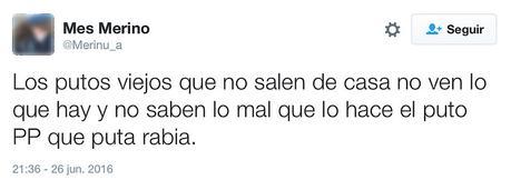 Nueva ola de insultos de la ultraizquierda contra los ancianos por la victoria del PP