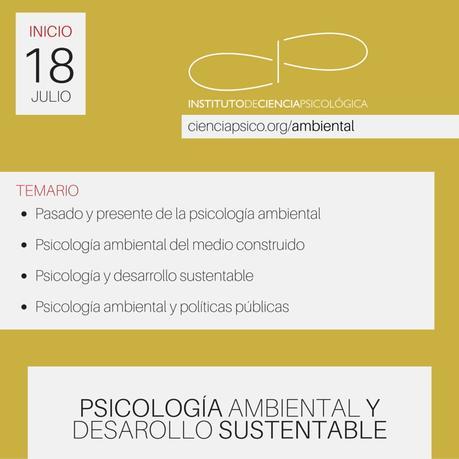 Cursos online: Prevención de conducta suicida, Psicología del tránsito y Psicología ambiental