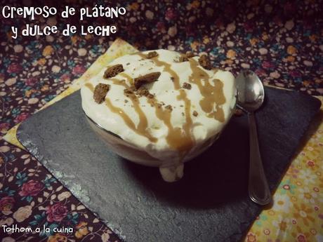 Cremoso de plátano y dulce de leche cremoso-de-platano
