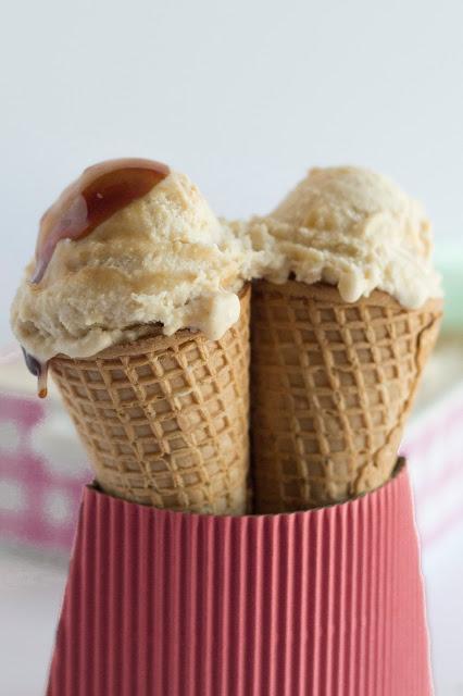 Helado de plátano y dulce de leche helado-de-platano