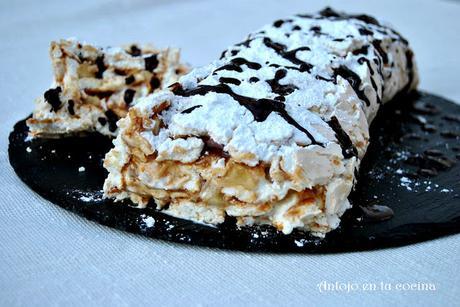 Banoffee enrollado de merengue banoffee-enrollado
