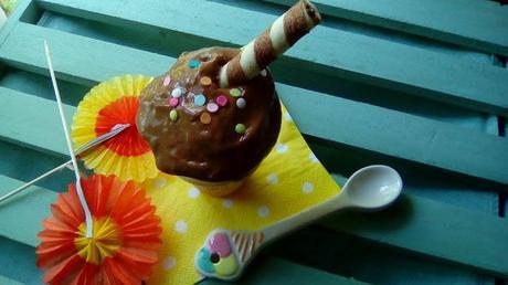 Helado de plátano y dulce de leche helado-de-platano, dulce-de-leche