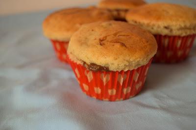 Muffins de plátano y dulce de leche muffins-de-platano, muffins-de-dulce-de-leche