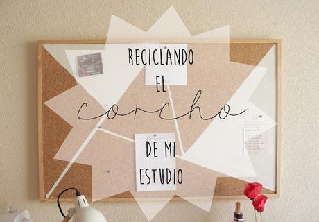 Reciclando el corcho de mi estudio Reciclando el corcho de mi estudio