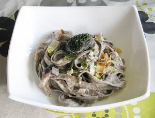 ¡¡SORTEO!! + Receta de tallarines de trompetas con crema de queso y trufa negra