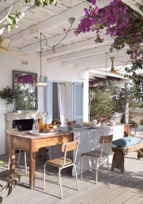 Con ganas de playa…. sí, yo. outdoor dinning room