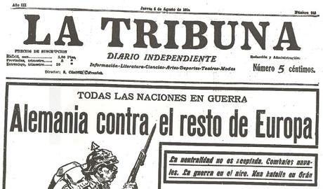 I GUERRA MUNDIAL: LAS DECLARACIONES DE GUERRA (Jul-Agos, 1914)