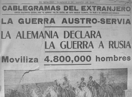 I GUERRA MUNDIAL: LAS DECLARACIONES DE GUERRA (Jul-Agos, 1914)