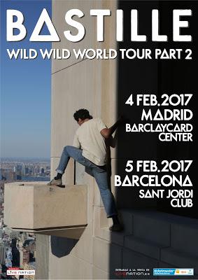 Bastille en Madrid y Barcelona en febrero de 2017