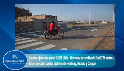 NELSON CHUI INAUGURARÁ OBRA DE ASFALTADO EN HUAURA…