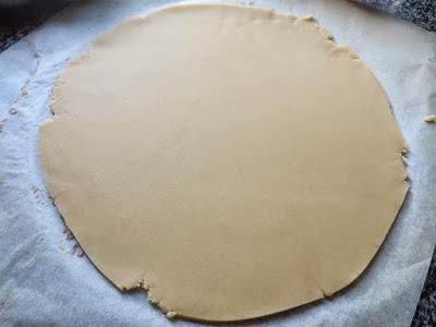 Tarta de queso y manzana