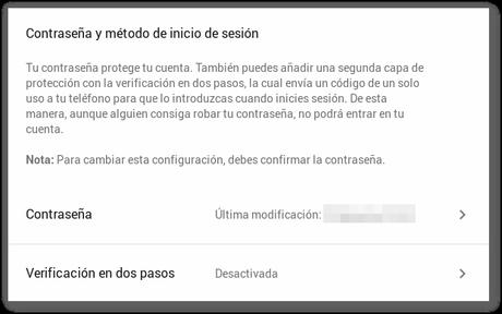 ¿Como activar la seguridad en dos pasos de Google?