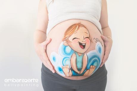 Bellypainting bebé