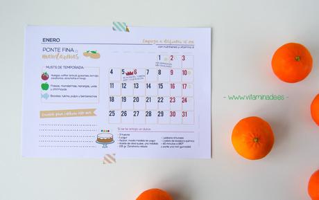 En enero, ponte fina a mandarinas