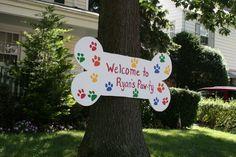Paw Patrol Birthday Welcome Sign