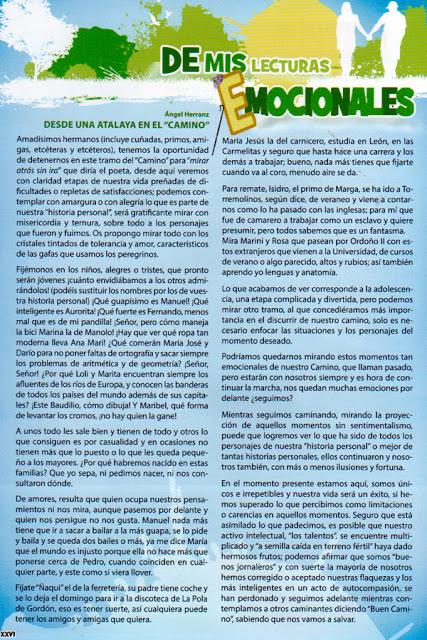 El Senderin.  Boletin informativo. Julio 2016.