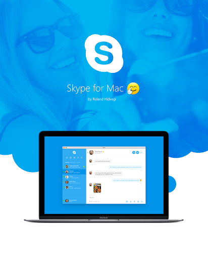 Fantástico rediseño de Skype para Mac [Concepto]