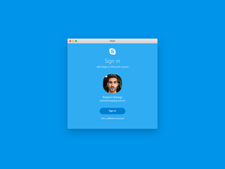 Fantástico rediseño de Skype para Mac [Concepto]