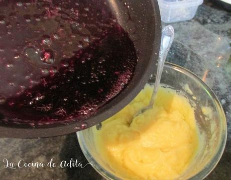 Pasteles de cerezas al kirsch