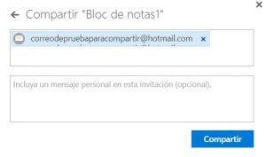 Compartir archivos en OneDrive pasos
