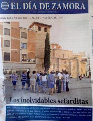 Foto editorial de El Día de Zamora: Los inovidables sefarditas