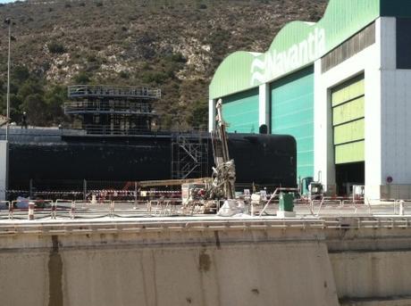 Submarinos:  El submarino S-74 'Tramontana',  finaliza su “ gran carena”.