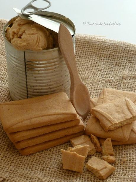 Helado de Dulce de Leche y Galletas