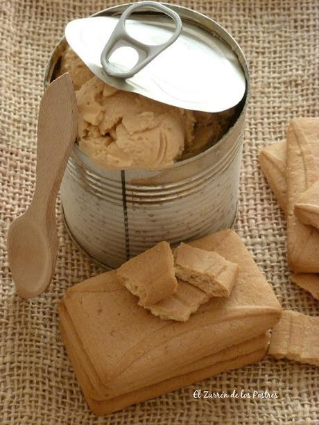 Helado de Dulce de Leche y Galletas