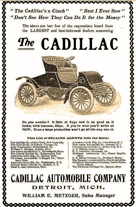 Cadillac y sus inicios en Detroit