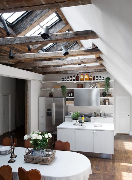 Remodelacion Rustica y Actual  de un Atico