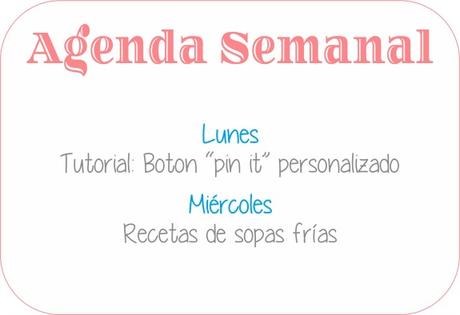 Agenda semanal 4/07 - 10/07