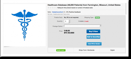 Se vende una base de datos de 655.000 pacientes en la Dark Web Se vende una base de datos de 655.000 pacientes en la Dark Web