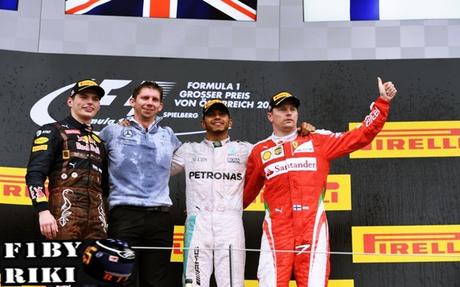 Resumen del GP de Austria 2016 - Hamilton gana después de colisionar con Rosberg y Wehrlein logra un punto