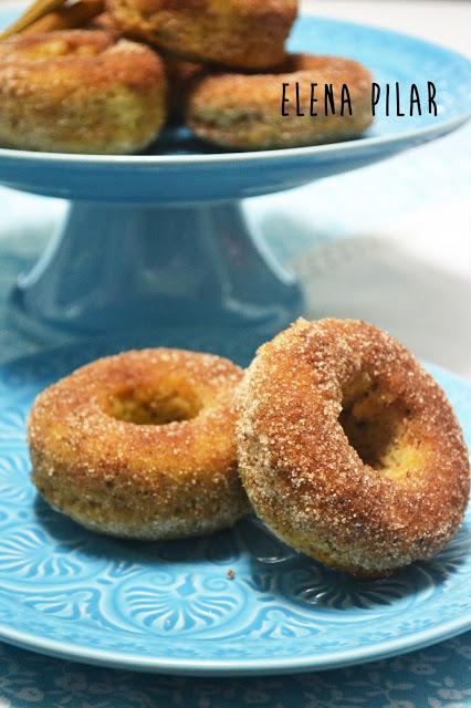 Donuts de plátano especiados