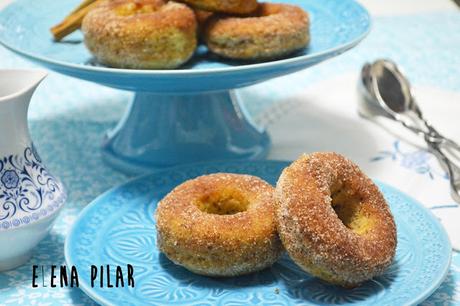 Donuts de plátano especiados