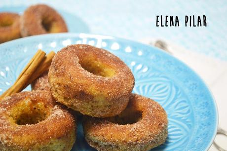 Donuts de plátano especiados