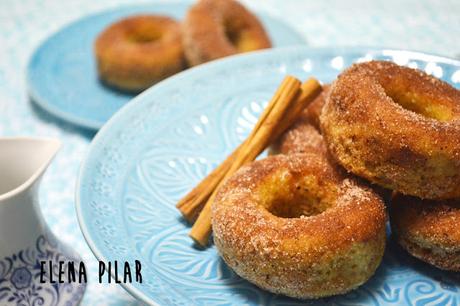 Donuts de plátano especiados
