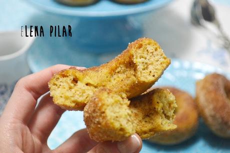 Donuts de plátano especiados