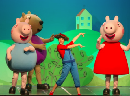 Planes de invierno con niños #Bloggerschile peppa teatro-busqueda-tesoro
