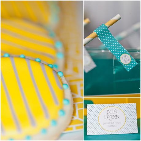 →Turquesa, Amarillo y Gris. Inspiración de Boda←