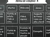 Menú verano, semana