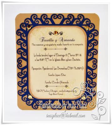 Invitaciones Bodas - Handmade Wedding Invitations - Neutral Color.